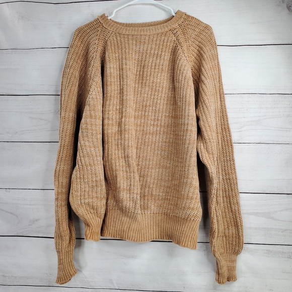 L.L. Bean Other - Vintage L.L. Bean Mustard Chunky Knit Sweater